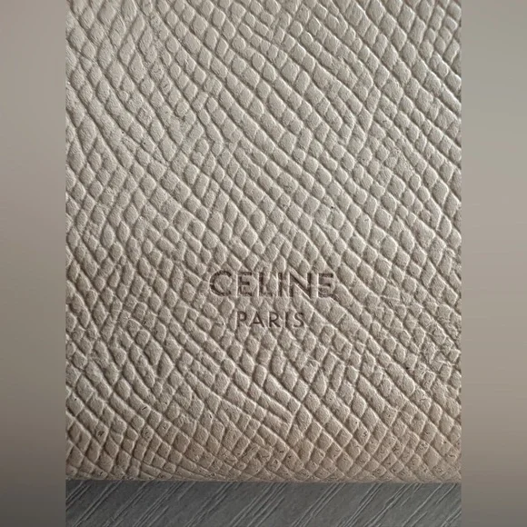 Celine Strap Continental grained Calfskin Wallet,Beige / Light Taupe - Picture 8 of 15